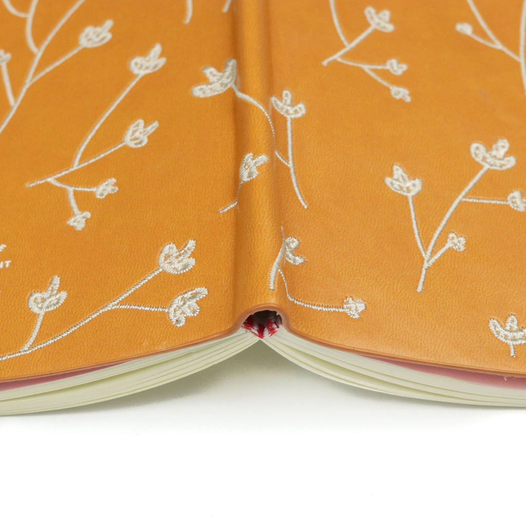 Samantha Embroidered Layflat Journal Notebook AHBC508L