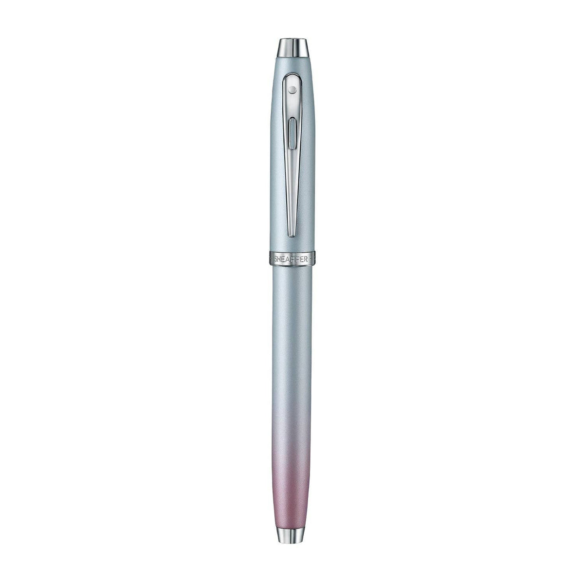 Sheaffer 100 9376 Expressions Blue and Pink Pearlised Gradient Fountain Pen with Chrome-plated Trims