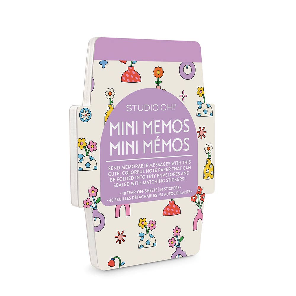 Pretty Posies Mini Memos with Stickers