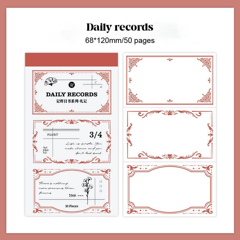 Paper More | Vintage Style Notepad