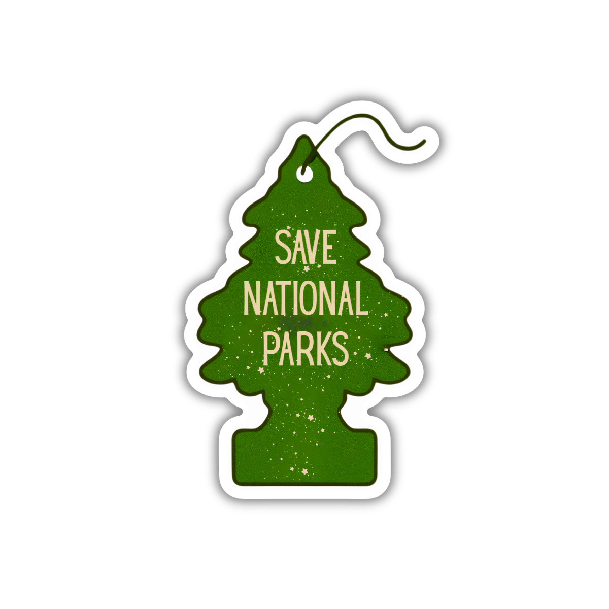 Save National Parks Sticker, Nature Conservation Hiking Deca